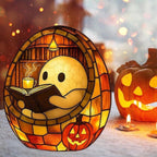 3D Stained Resin Halloween Ghost Lamp