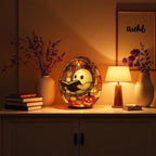 3D Stained Resin Halloween Ghost Lamp