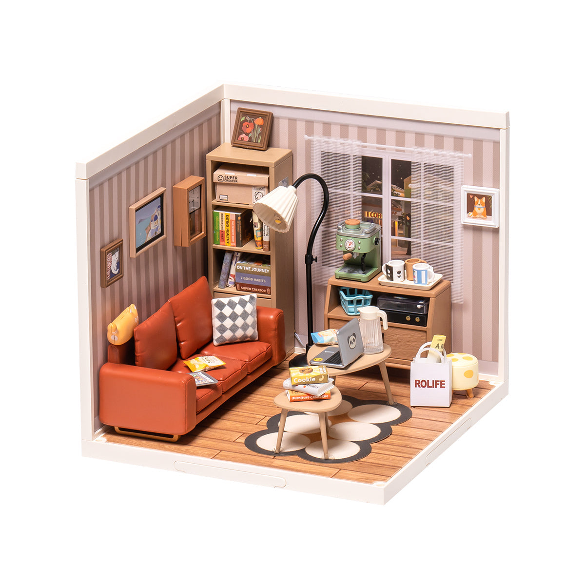 Super Creator Miniature House - Cozy Living Lounge
